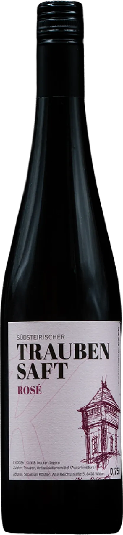 Flasche Traubensaft